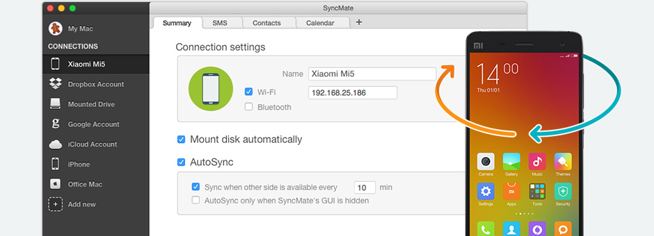 SyncMate kann zahlreiche Arten von Inhalten zwischen Xiaomi-Geräten und Computern unter macOS synchronisieren. Wir haben einige Schritt-für-Schritt-Anleitungen für Sie vorbereitet.